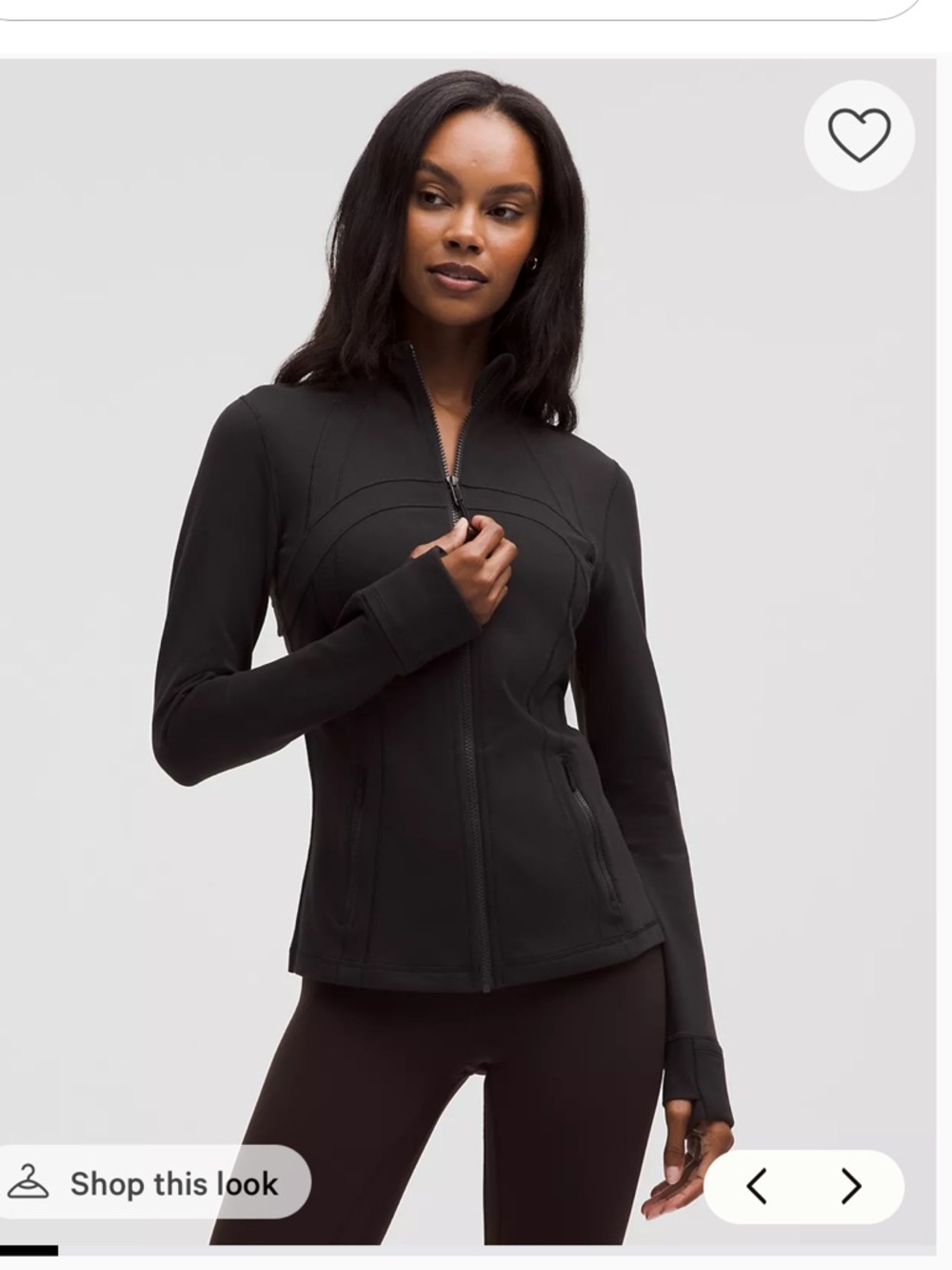 Lululemon black define Jacket 12